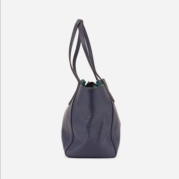 Gucci Navy Leather Swing Tote - Picture 3 of 12